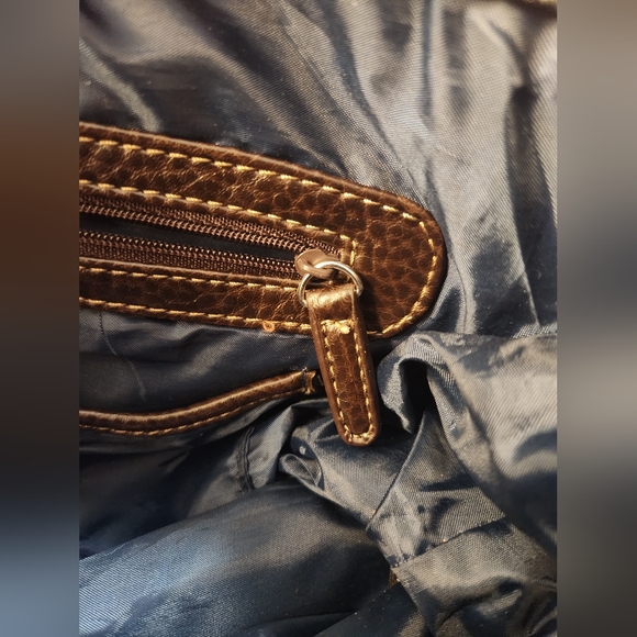 Tommy Hilfiger (1985) Women's Brown Purse Faux Leather Handbag - Picture 12 of 16